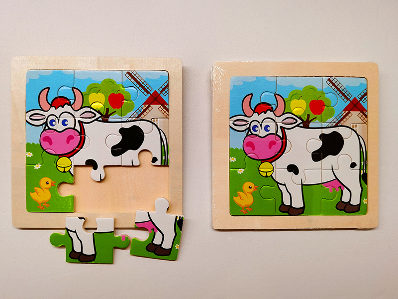 Wooden Puzzle - Cow