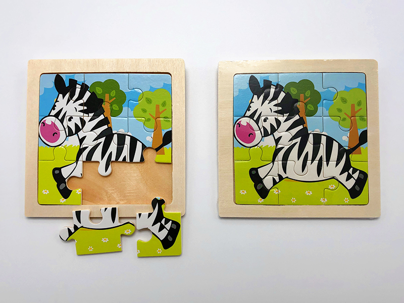 Wooden Puzzle - Zebra