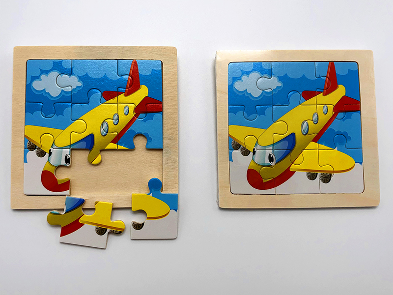 Wooden Puzzle - Airplane