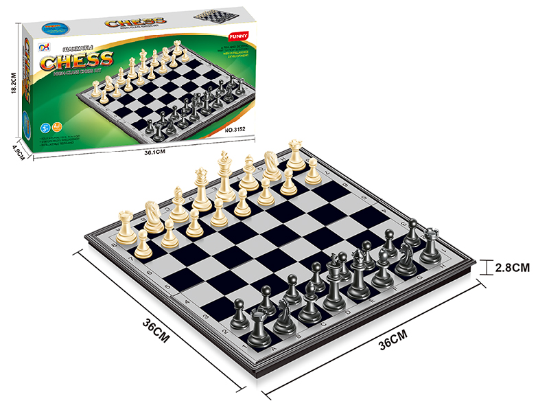 Magnetic Chess(Environmental Metallic Paint Series)