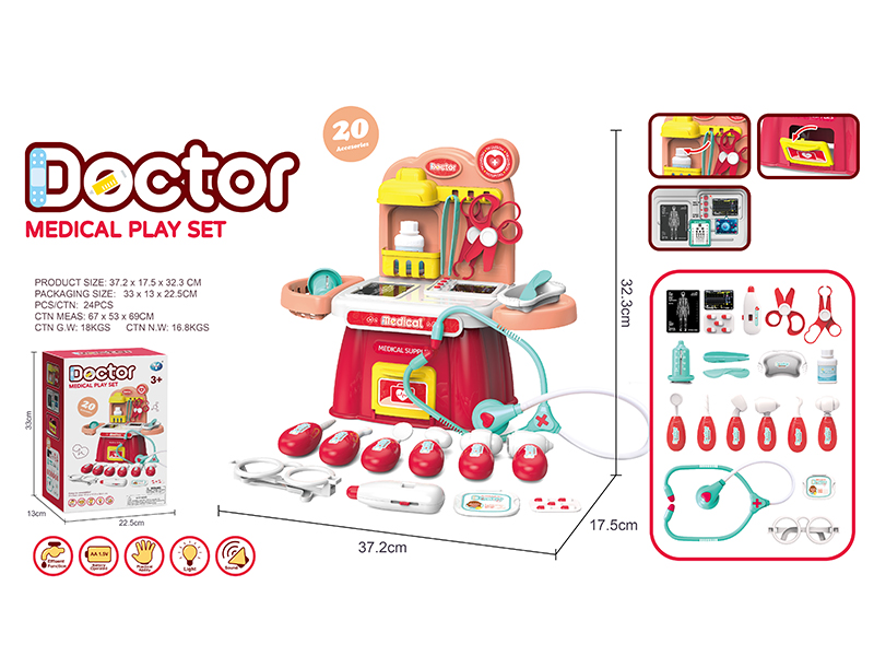 Doctor Medical Play Set(With Sound, Lights)