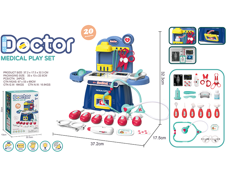 Doctor Medical Play Set(With Sound, Lights)