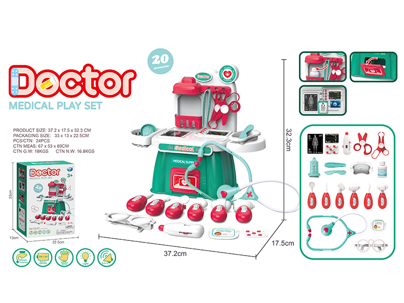 Doctor Medical Play Set(With Sound, Lights)