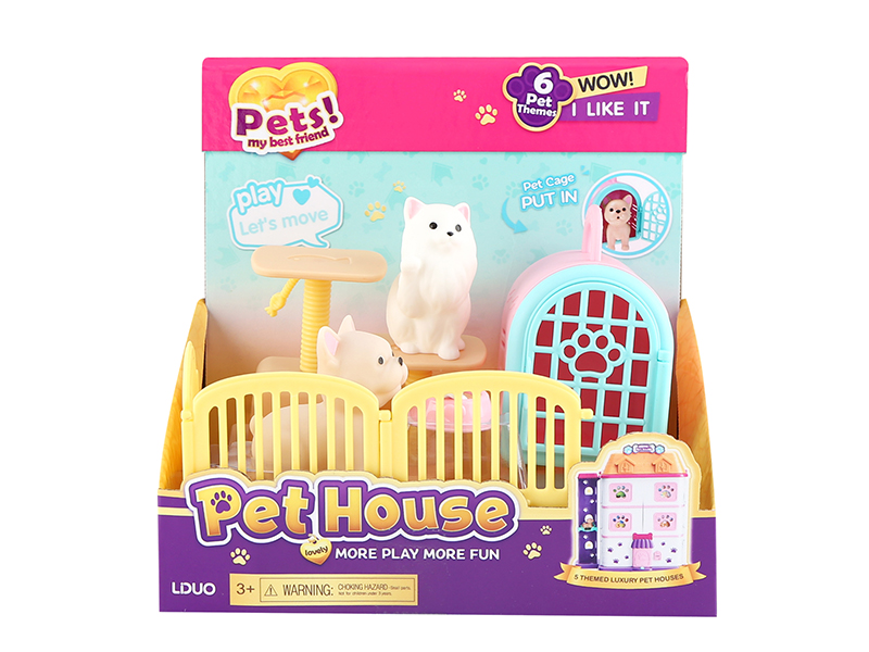 Pet Cat Tower And Fence Set