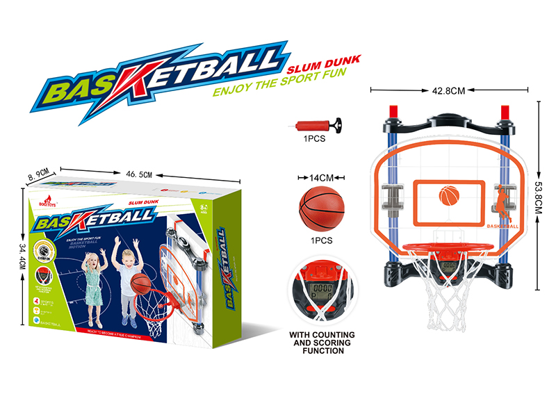 Basketball Stand Set With Counting And Scoring Function