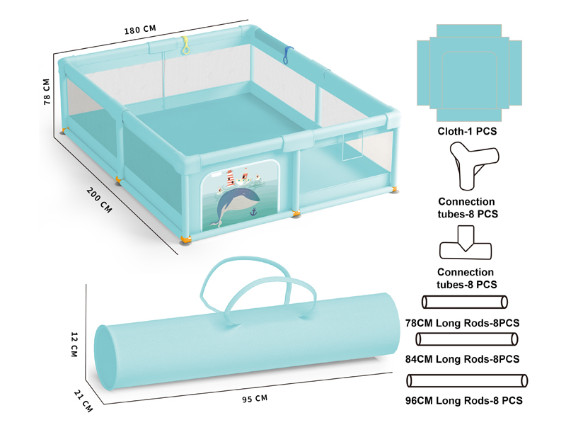 Whale Square Fence Toy