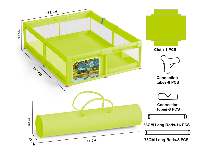 Frog Square Fence Toy