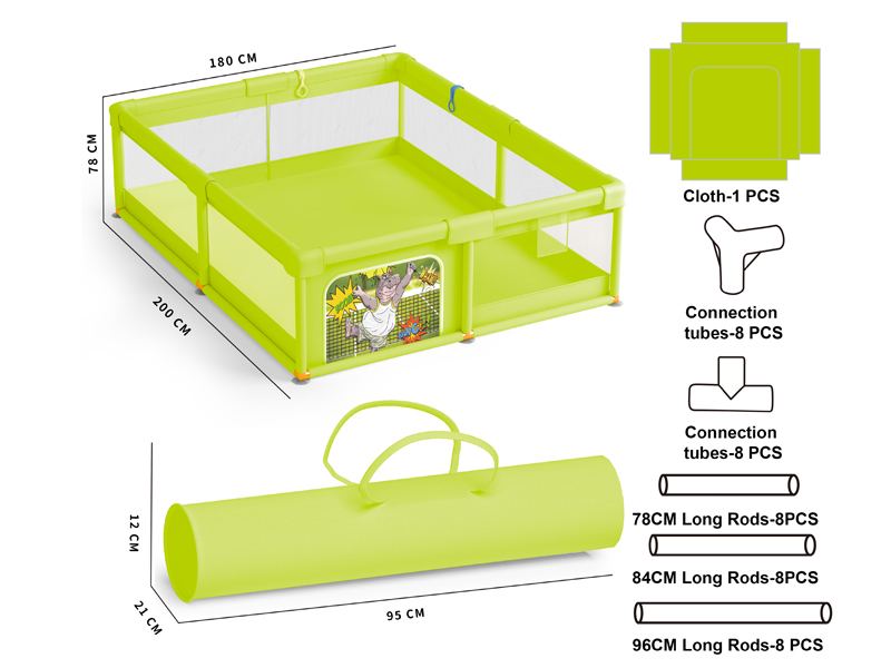 Hippo Square Fence Toy