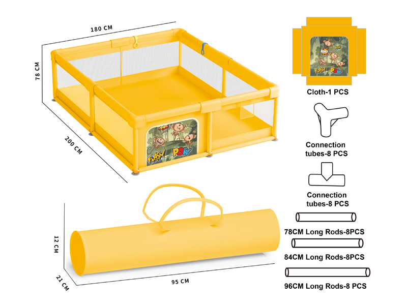 Monkey Square Fence Toy