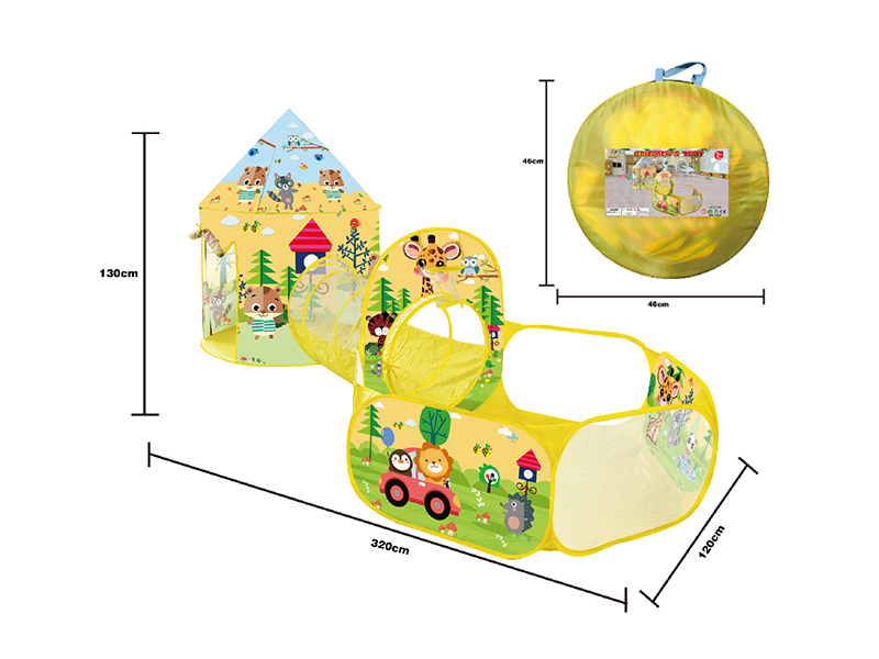 Cartoon Castle Mongolian Tent 3PCS