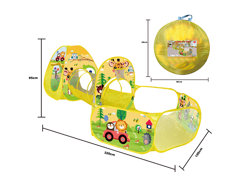 Cartoon Castle Tent 3PCS