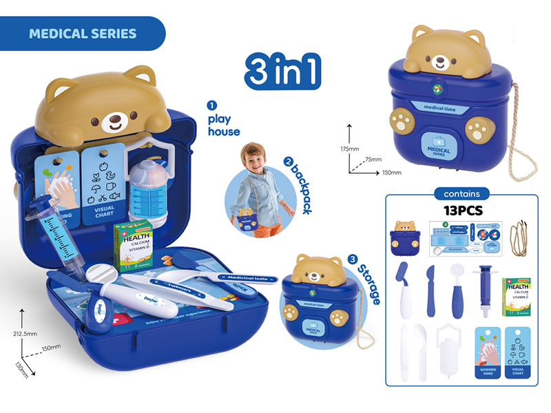 Doctor Theme Storage Bear Backpack