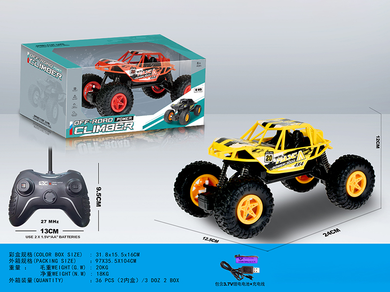 1:16 Remote Control Off-Road Climbing Car(27Mhz)