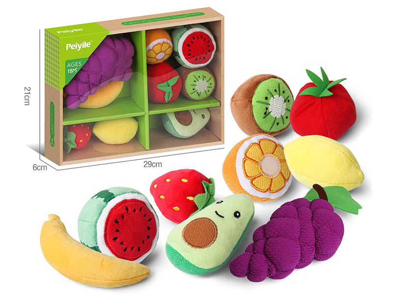 Fabrics Play House Game Fruits Set 9PCS