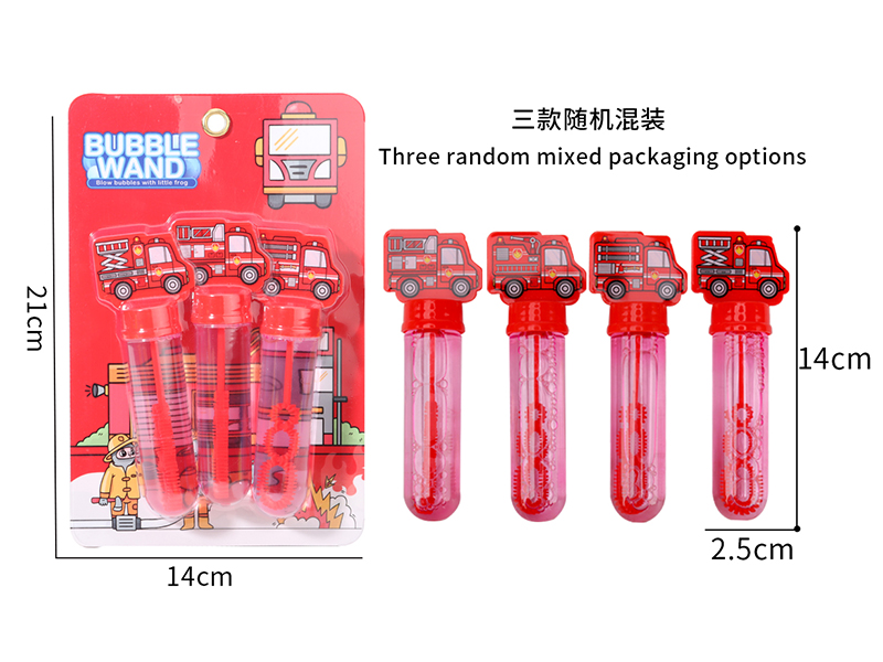 Fire Engine Bubble Sticks