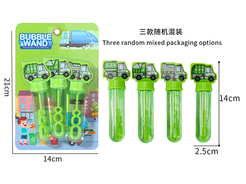 Sanitation Truck Bubble Sticks