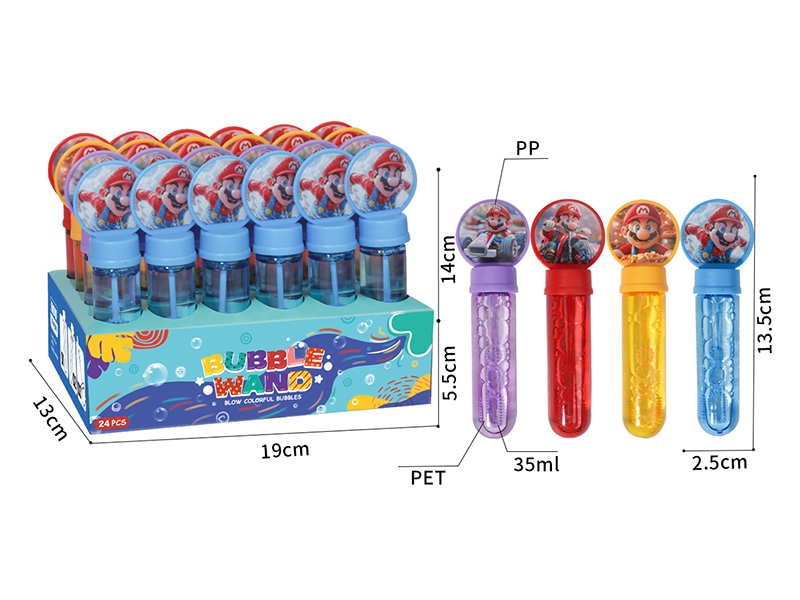 Super Mario Bubble Sticks 24pcs