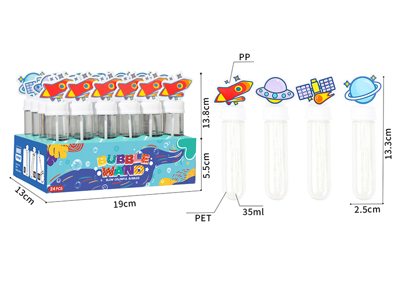 Space Bubble Sticks 24pcs