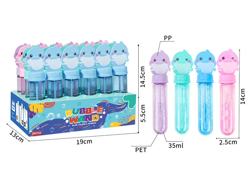 Dolphin Bubble Sticks 24pcs