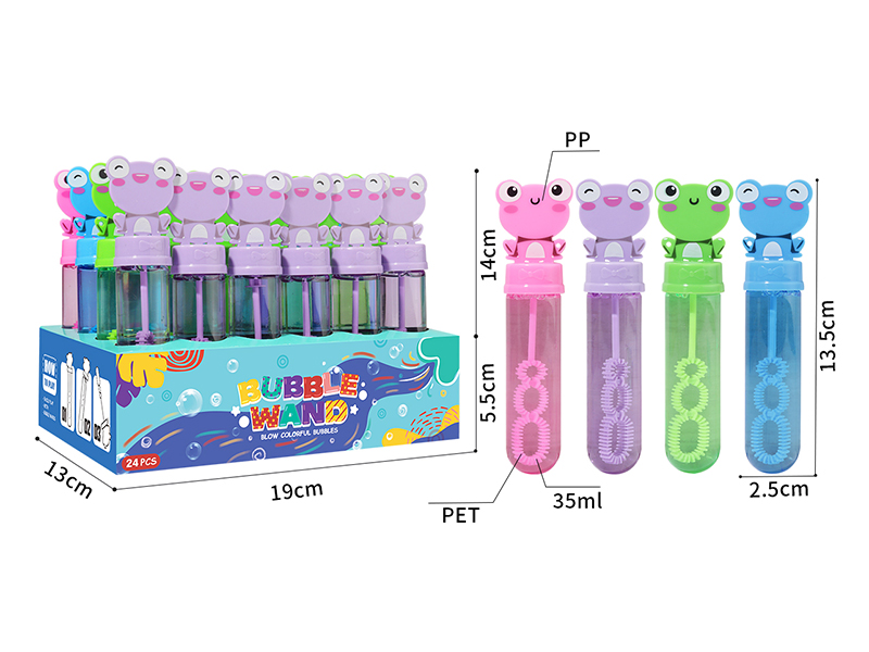 Frog Bubble Sticks 24pcs