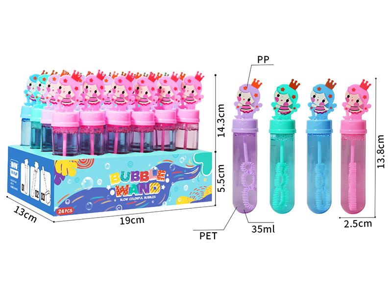 Mermaid Bubble Sticks 24pcs