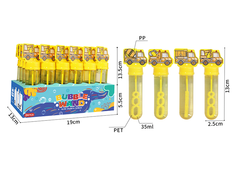 Engineering Truck Bubble Sticks 24pcs