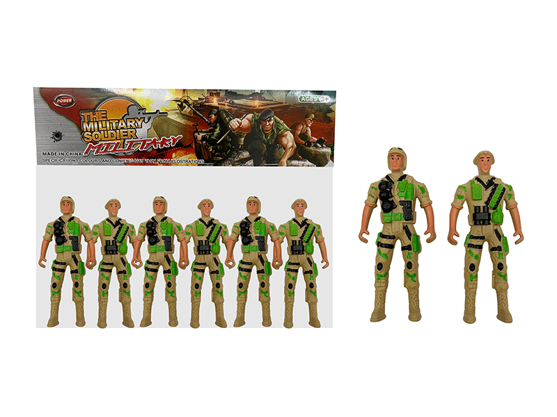 Desert Colored Soldier(6PCS)