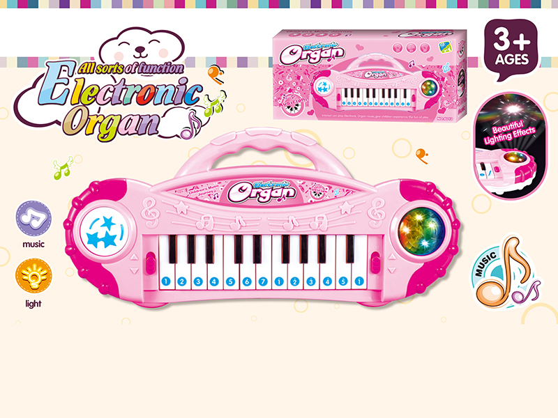 Electronic Organ With Lights And Music