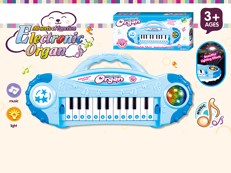 Electronic Organ With Lights And Music