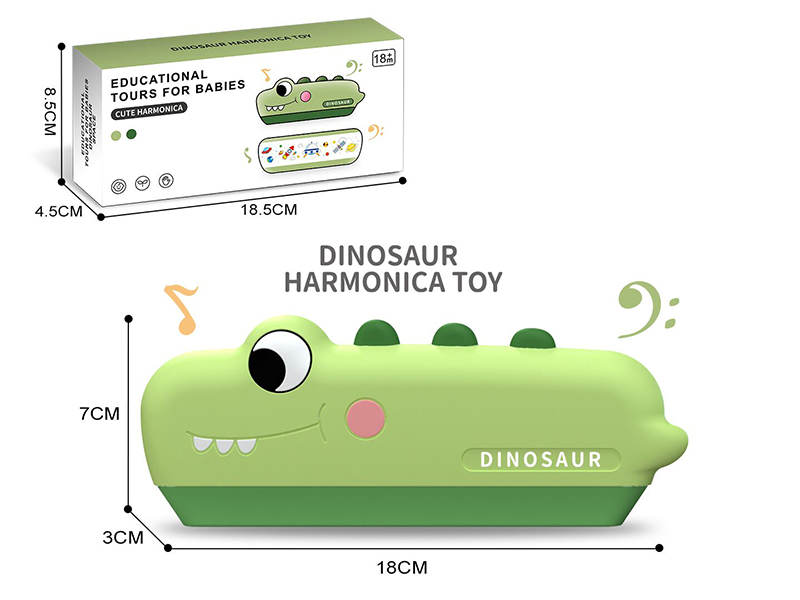 Cartoon Dinosaur Harmonica(Silicone)