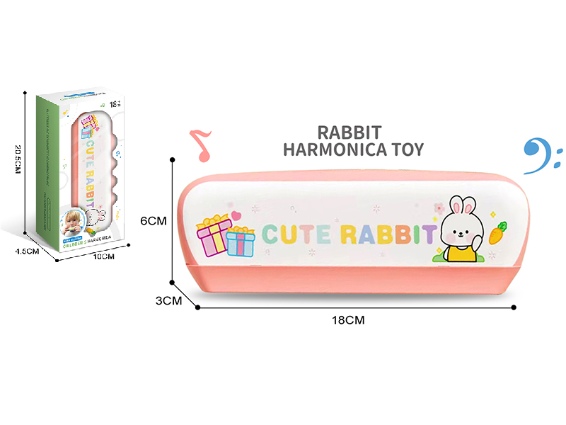 Cartoon Rabbit Harmonica