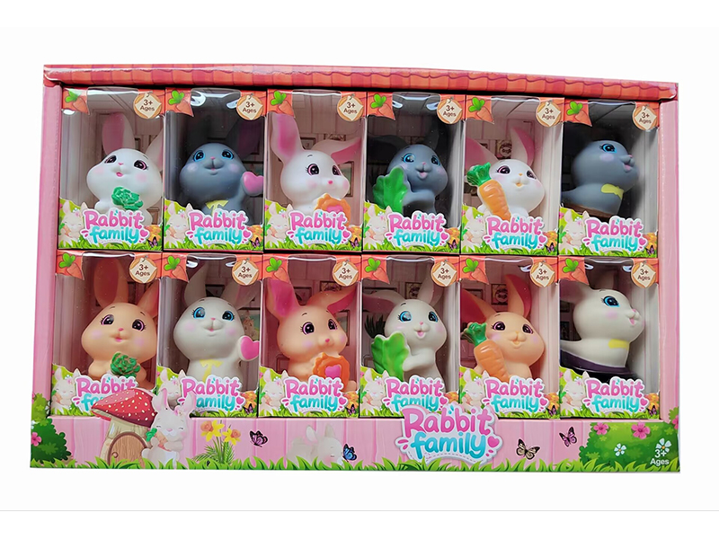 Vinyl Rabbit12PCS