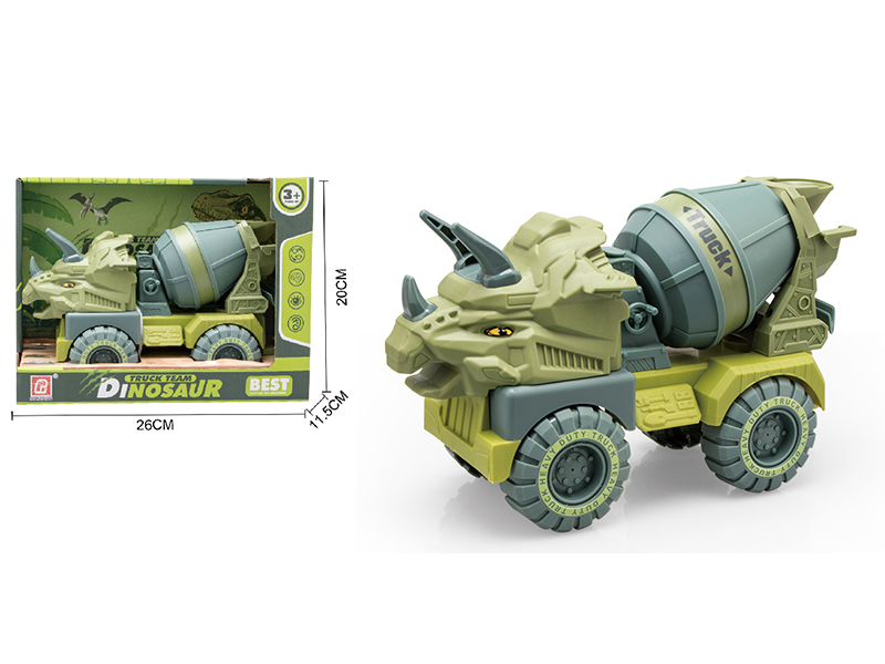 Slide Triceratops Concrete Mixer