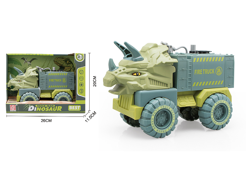 Slide Triceratops Fire Engine