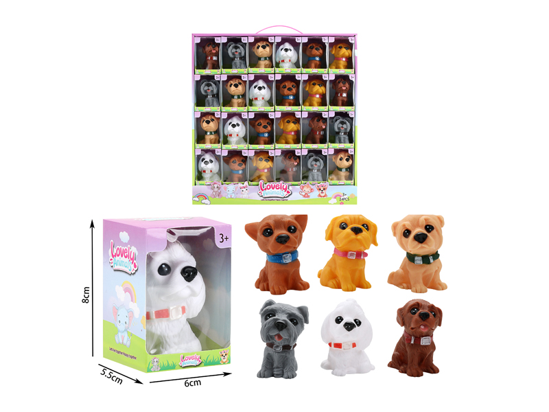 24PCS Vinyl Pet Dog