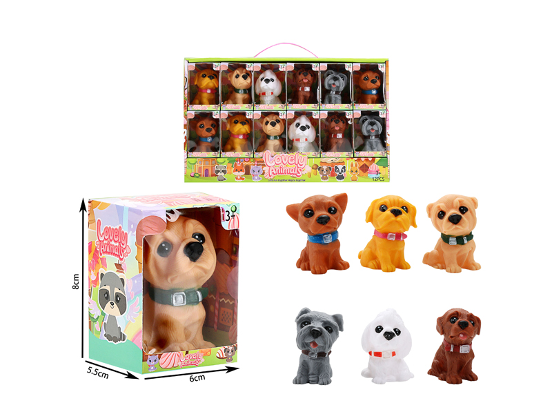 12PCS Vinyl Pet Dog