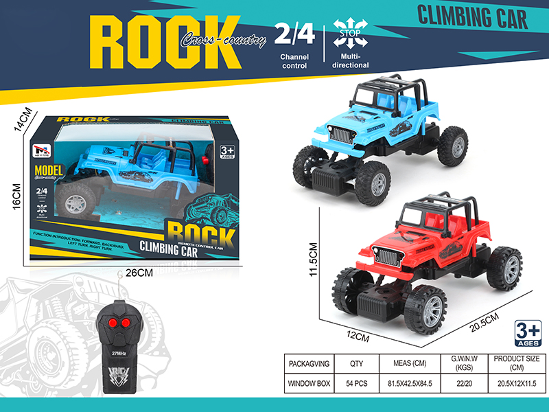 2-Channel Remote Control Climbing Car