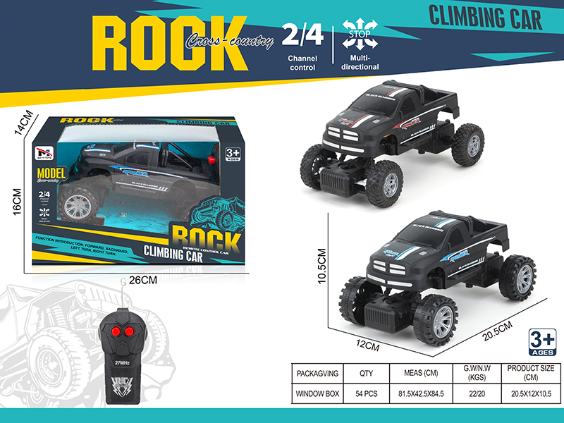 2-Channel Remote Control Climbing Car