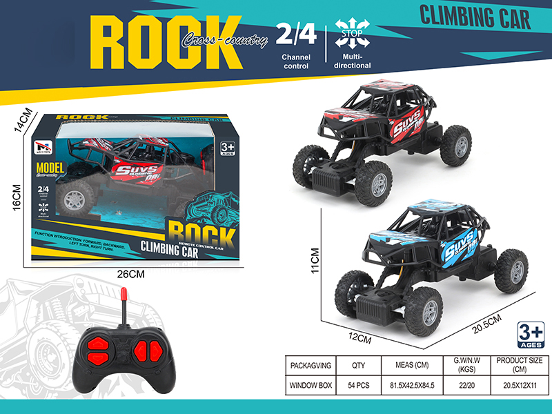 4-Channel Remote Control Climbing Car