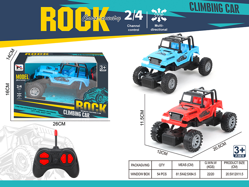 4-Channel Remote Control Climbing Car