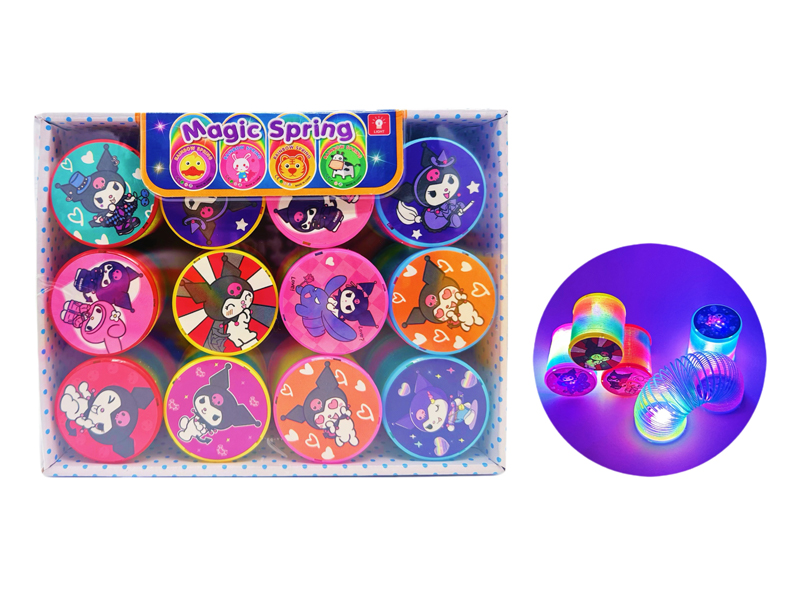 Kuromi Rainbow Circle With Light 12PCS