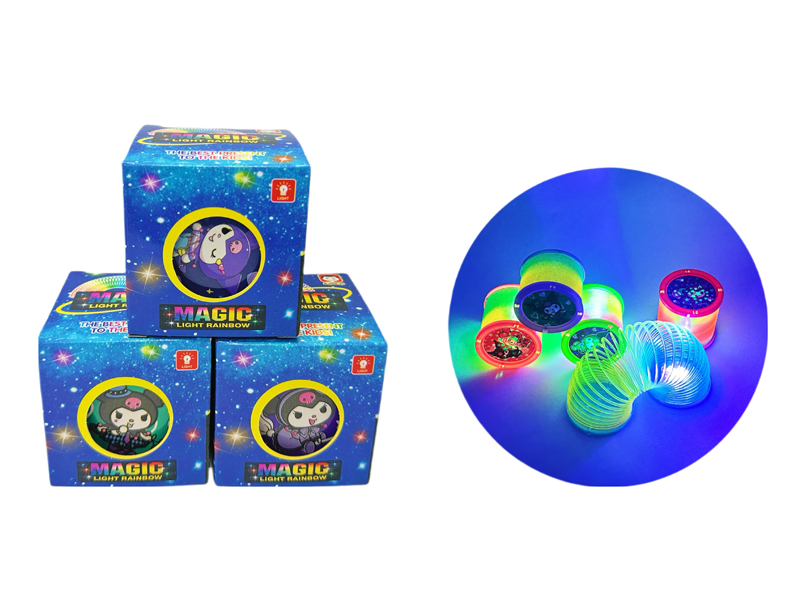 Kuromi Rainbow Circle With Light 12PCS