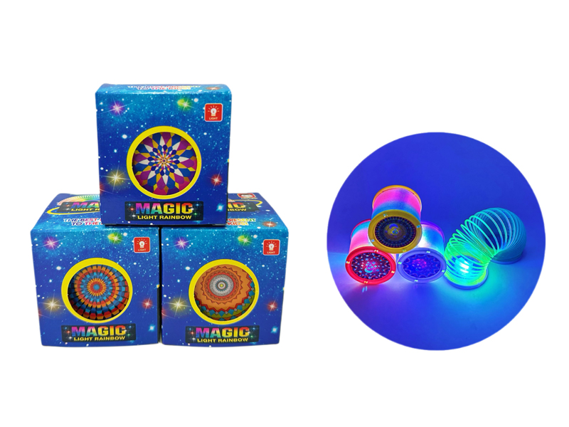 Kaleidoscope Rainbow Circle With Light 12PCS