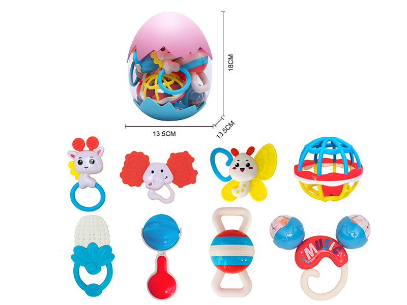 Baby Rattles 8pcs