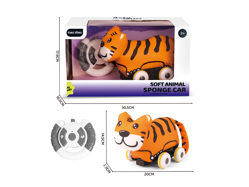 2.4G R/C 2CH Plush Tiger