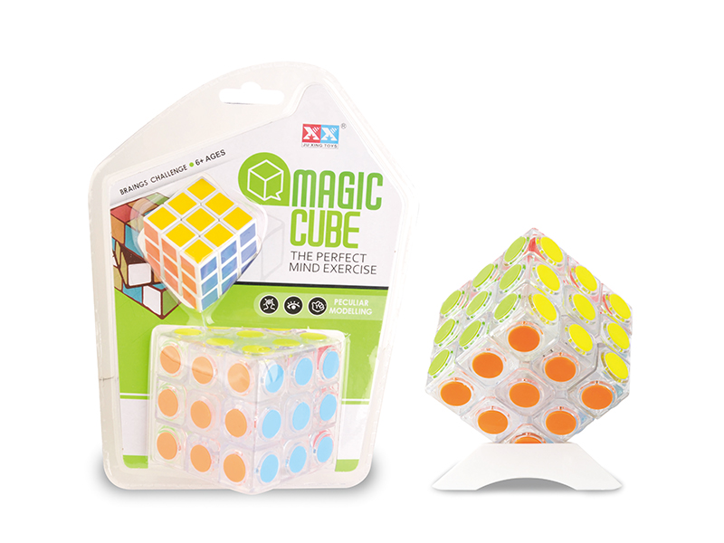 Transparent Magic Cube Toy Set