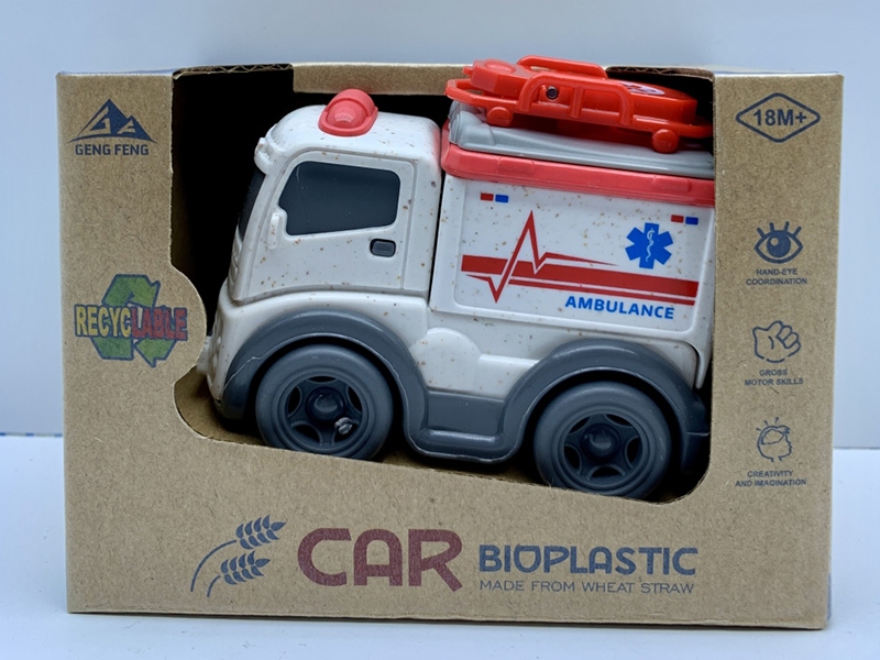 Slide Cartoon Ambulance(Wheat Straw Material)