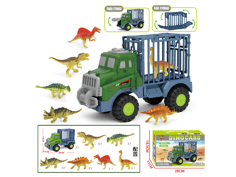 Slide Dinosaur Truck Set