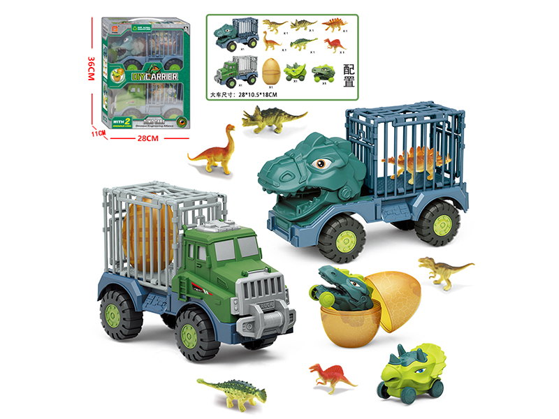 Slide Dinosaur Truck Set