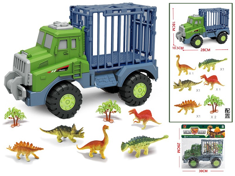 Slide Dinosaur Truck Set